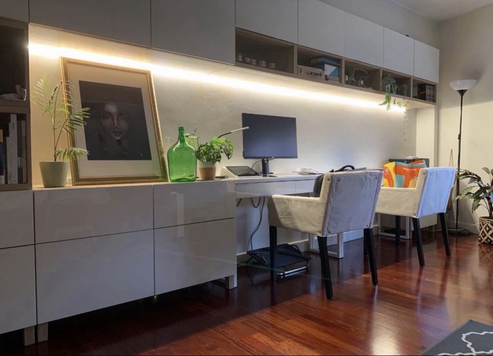 Conjunto Móveis de Sala / Escritório IKEA Bestå com Gavetas (Completo ou Individual)