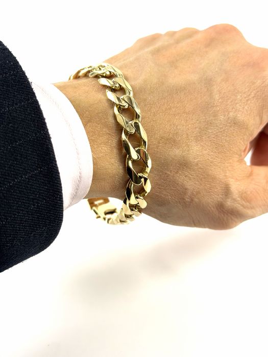 Złota bransoletka 23 cm