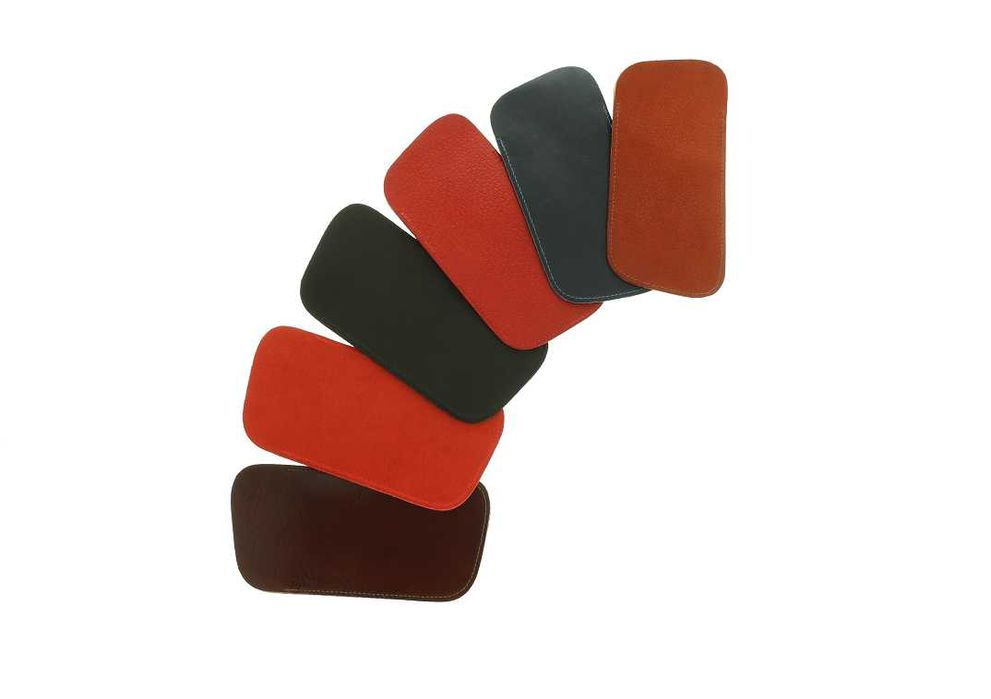 Pokrowiec na okulary etui na okulary futerał wsuwka granat PL