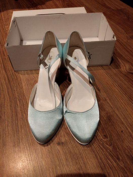 Buty skórzane ślubne 37