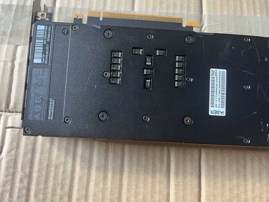 NVIDIA Tesla P100 16GB HBM2 + adapter | AI / Deep Learning FV 23%