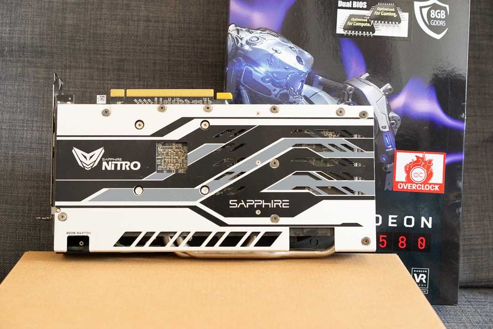 Sapphire RX580 Nitro+ Dual Bios 8Gb