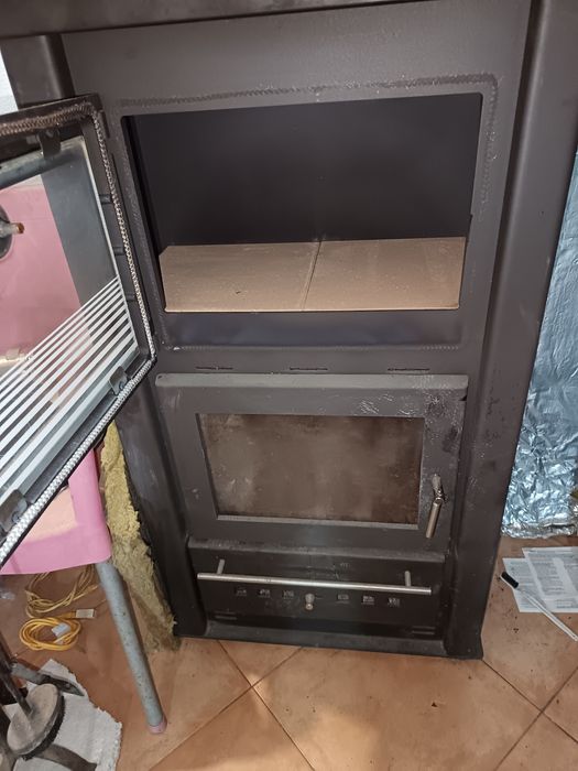 Salamandra a lenha usada