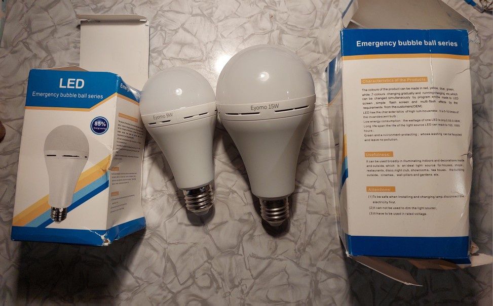 Лампа аварийная аккумуляторная 7, 9, 15 Вт. Лампа с аккумулятором.