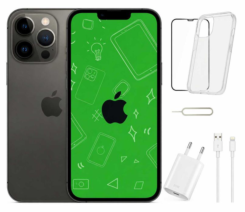 iPhone 13 Pro 128GB Kolory - Bateria 100% - 1 Rok Gwarancji - Raty 0%
