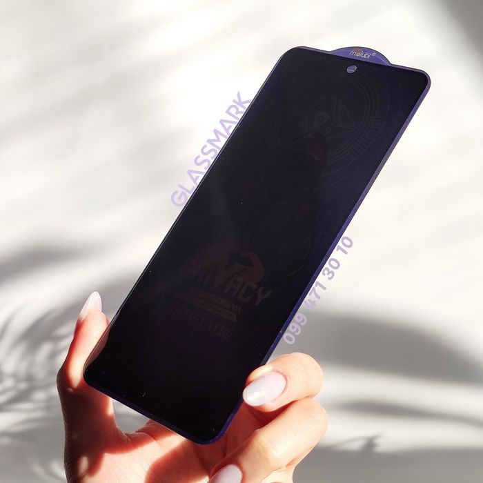 Приватное защитное стекло Samsung A15 S23FE A32 4G антишпигун самсунг