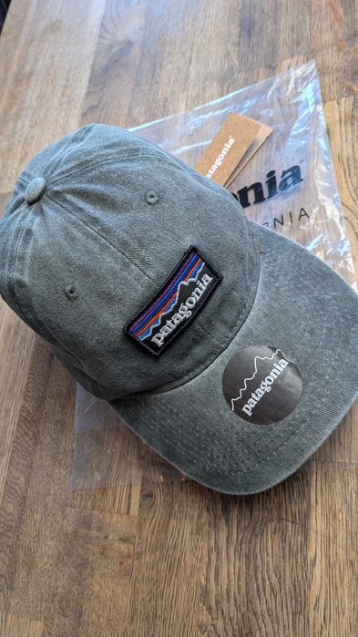 Patagonia P-6 Label Trad Cap — czapka NOWA z metką, oliwkowa