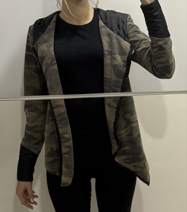 Rozpinana bluza moro S