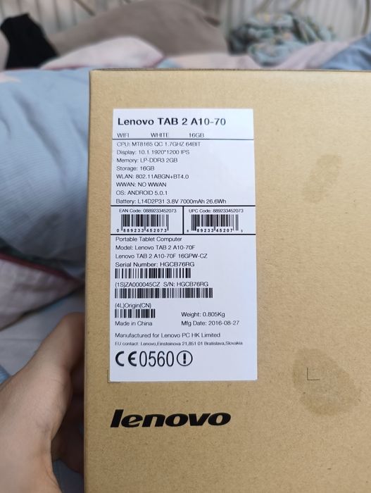 Tablet Lenovo Tab 2 a10-70F 2GB ramu 16 GB pamięci