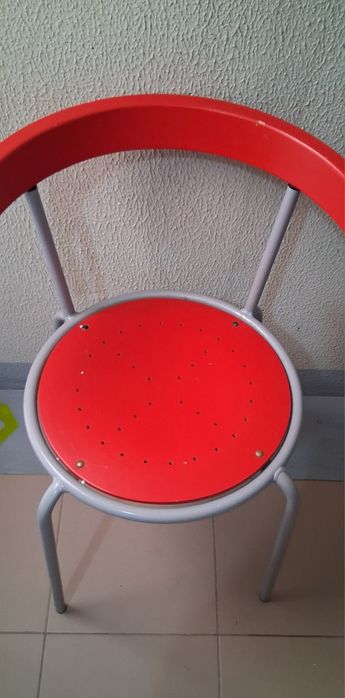 Cadeira de ferro e madeira - HAPPY DAY