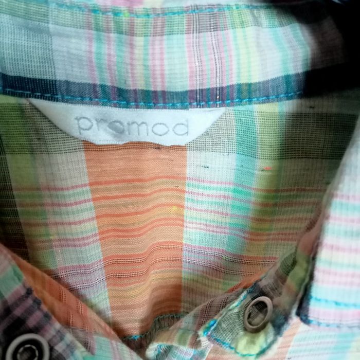 Koszula damska w kratę Promod L