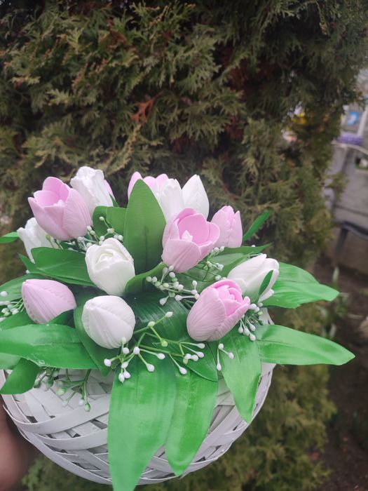 Букети з мила.Всі ручної роботи.