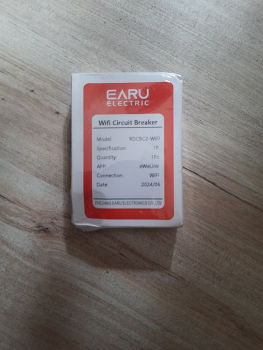 Moduł WiFi na szynę DIN aplikacja eWeLink 1-63A