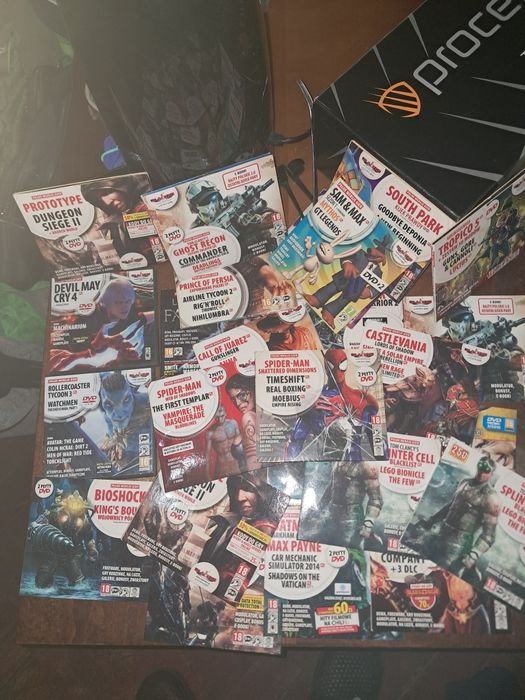 Gry pc CD ACTION cały komplet