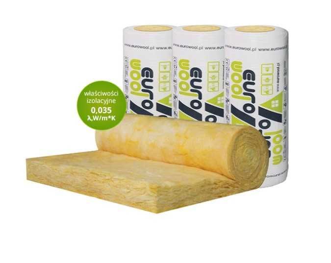 Wełna ocieplenie poddasza Eurowool 035 10cm M-17