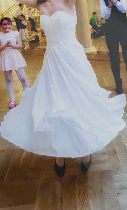 Suknia ślubna roz 36 - 38 koronka super materiał i stan