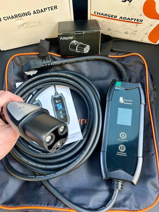 Зарядка для електромобіля США Type 1 J1772 Nissan Leaf, Tesla, Volt