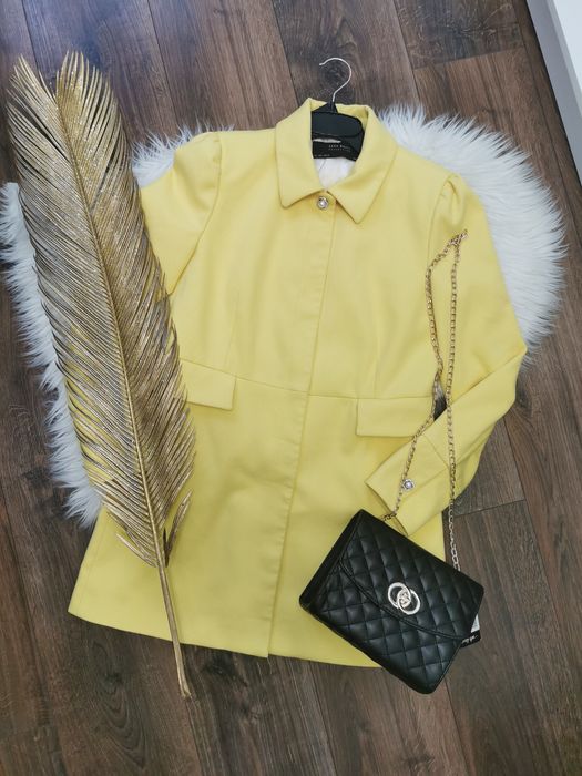 Płaszcz płaszczyk kurtka trencz przejściowa L 40 Zara