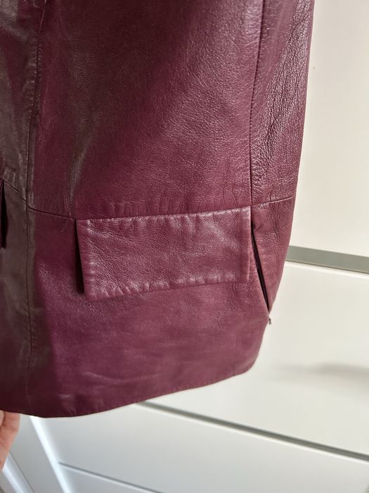 Blacky dress berlin skórzana sukienka pudrowy fiolet