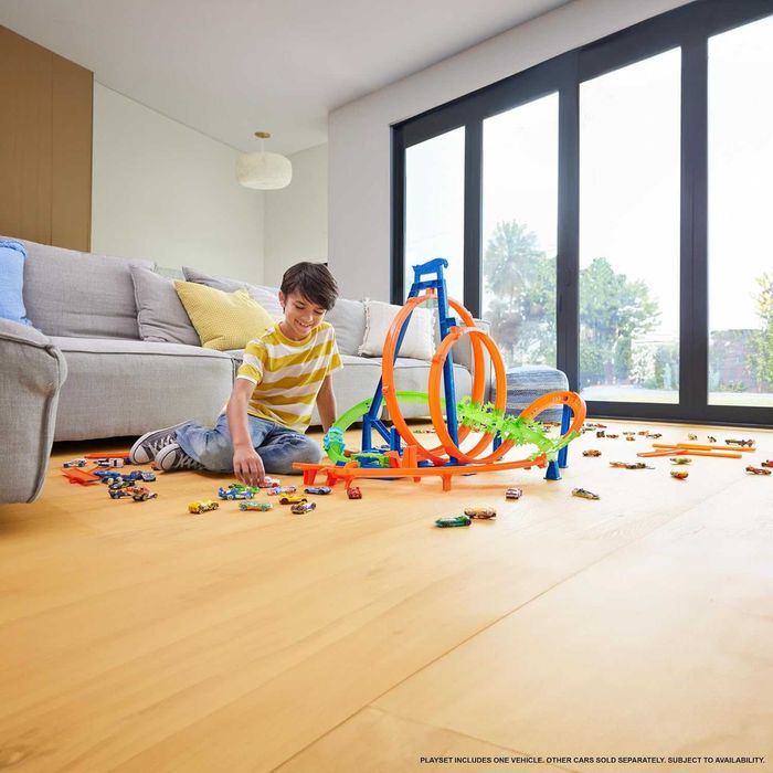 ОРИГИНАЛ! Трек Хот Вилс Гигантская петля Hot Wheels Action Epic Crash