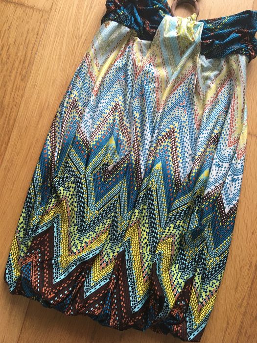 Vestido curto estampado M