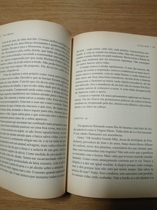 Livro 'A Vida de Pi'