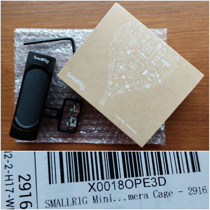 Sling Bag 10L/ Tilt Tripod Head/ Adaptadores Nex-55mm+FD-Nex/ Smallrig64564143147139124