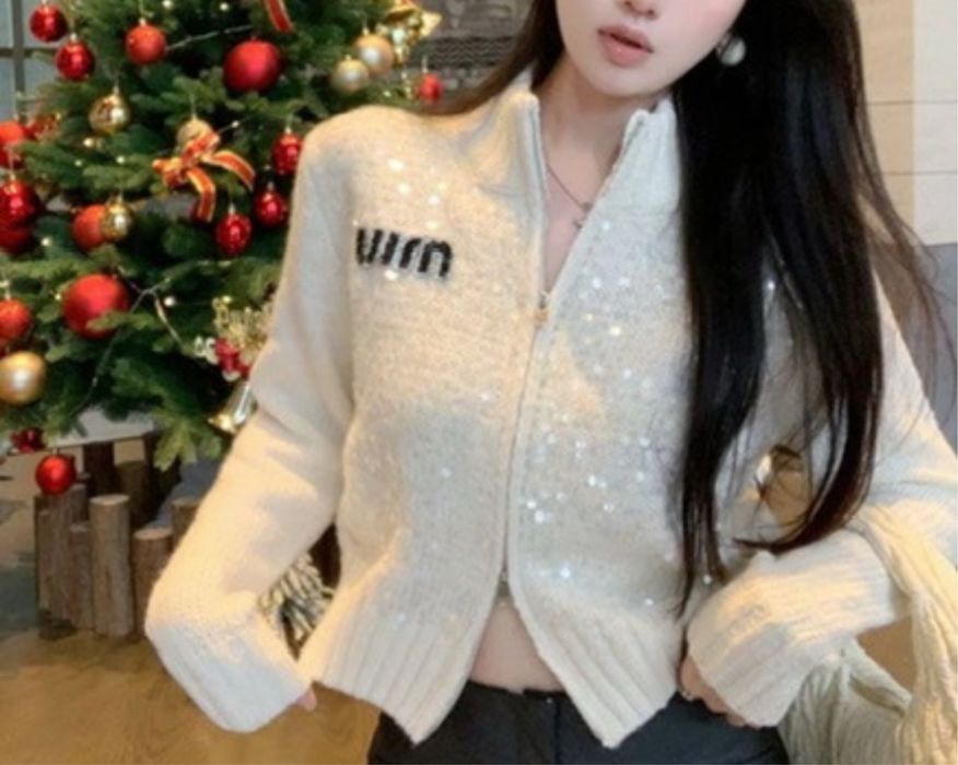 Кофточка на змейке Miu Miu