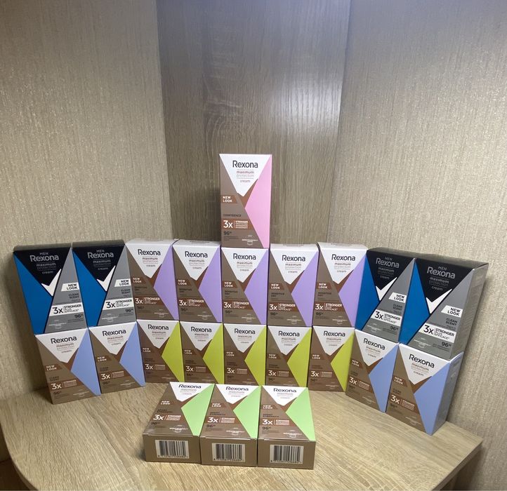 ЖІНОЧІ 255! РОЖЕВІ 270! ЧОЛ 270! Кремовий дезодорант антиперспирант Rexona Рексона