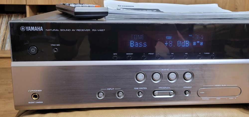 Yamaha RX-V467 amplituner 5.1 HDMI pilot super stan