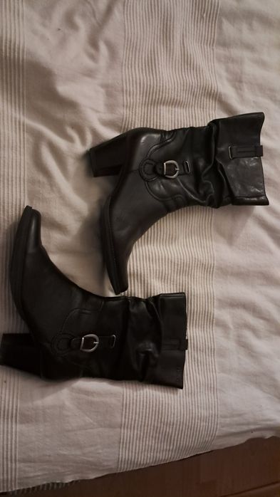 Kozaki botki skorzane ocieplane Lasocki 40