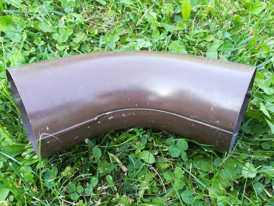 Kolanko, wylewka, kolano wylewowe, rynna metalowa 87mm, Lindab, Kraków