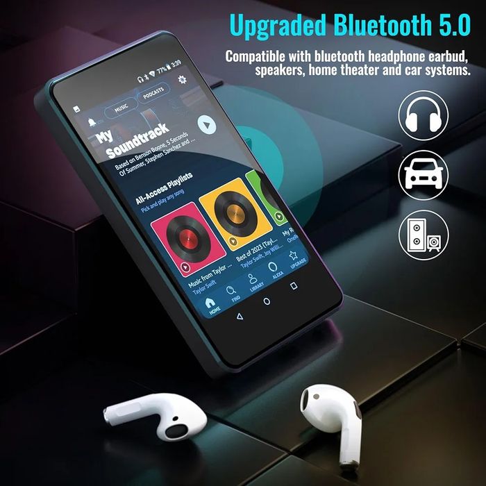 MP3 MP4 плеер Android  2+64 , FM, E-book