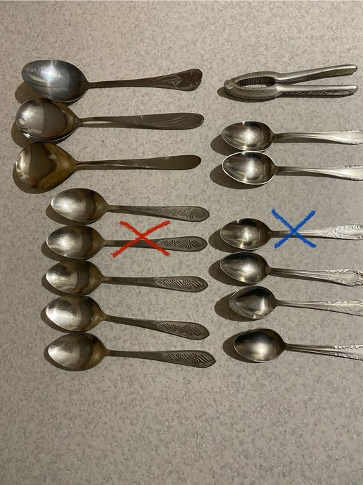 Ложки большие,столовые,десертные,чайные,вилки,лопатки,сито,поварешки