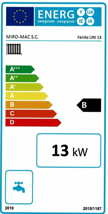 13kw kocioł piec na węgiel drewno 5 klasa