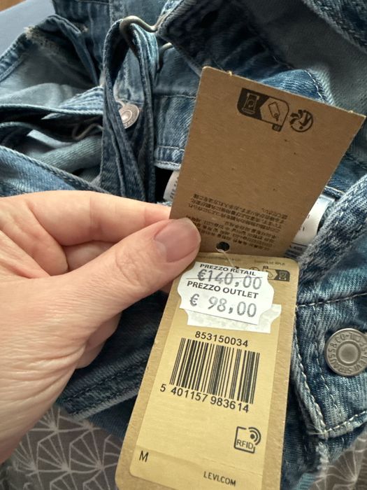 Комбез Levis M джинсовый