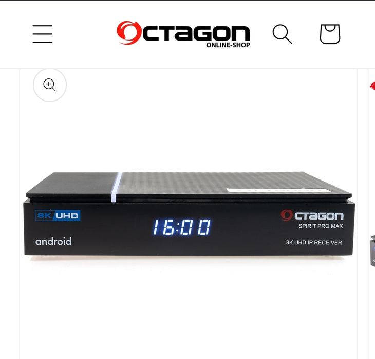 Box octagon spirit pro max 8k com garantia de 30 meses
