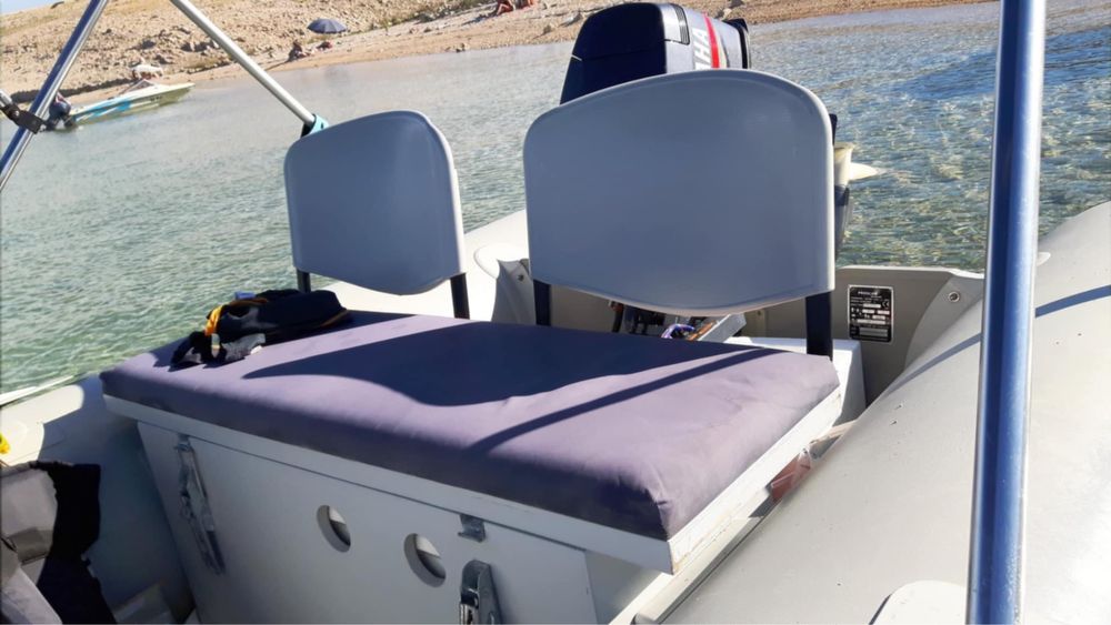 KOMPLET NA WODĘ - Ponton Proscan Marine + Yamaha 25KM + Przyczepa