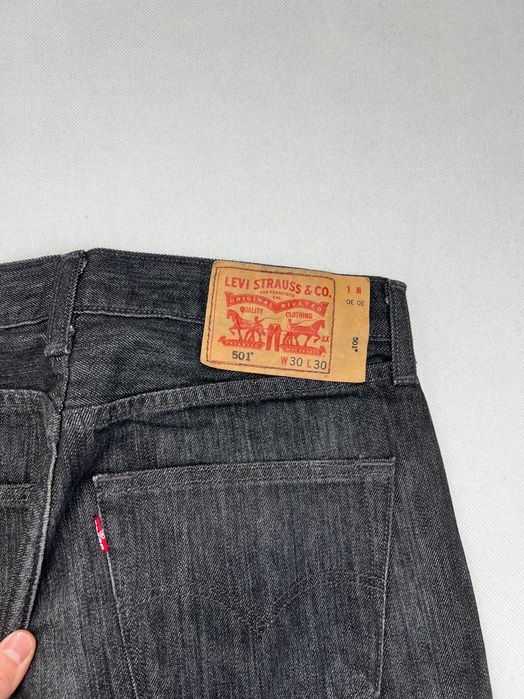 Jeansowe Spodnie Levi’s 501 Szare Red Tab