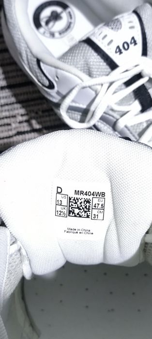 New Balance 404 (tamanho 47.5 = 30 cm)