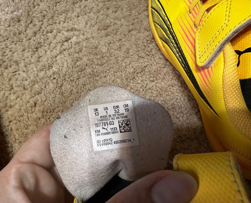 Puma сороконіжки, футбольні бутси 31 р, можна двійні