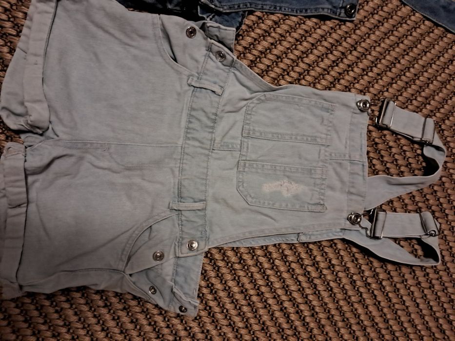 Spodenki ogrodniczki jeans Reserved jak nowe krótkie 146