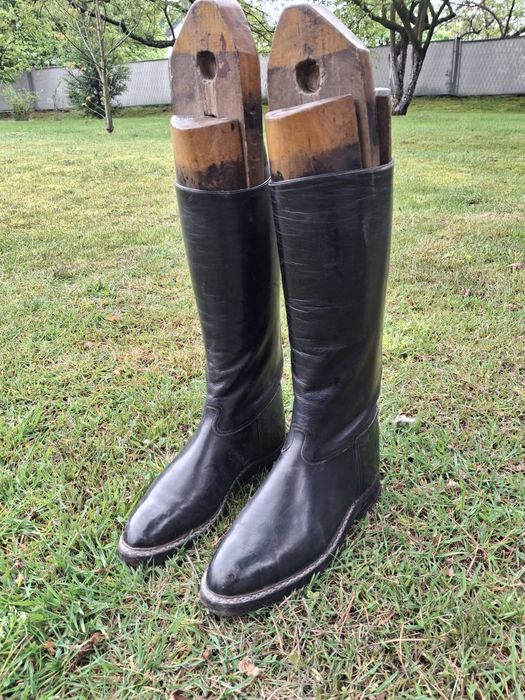 Buty oficerskie oficerki z prawidłami 2 RP kawaleria