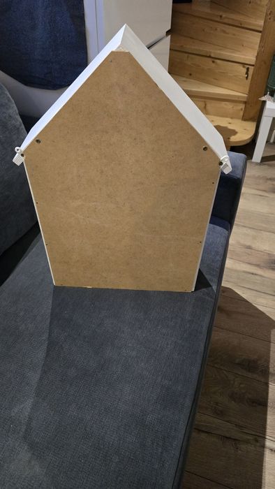 Domek drewniany połka biały