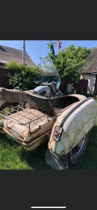 Мотоцикл Іж, иж, іж з каляскою