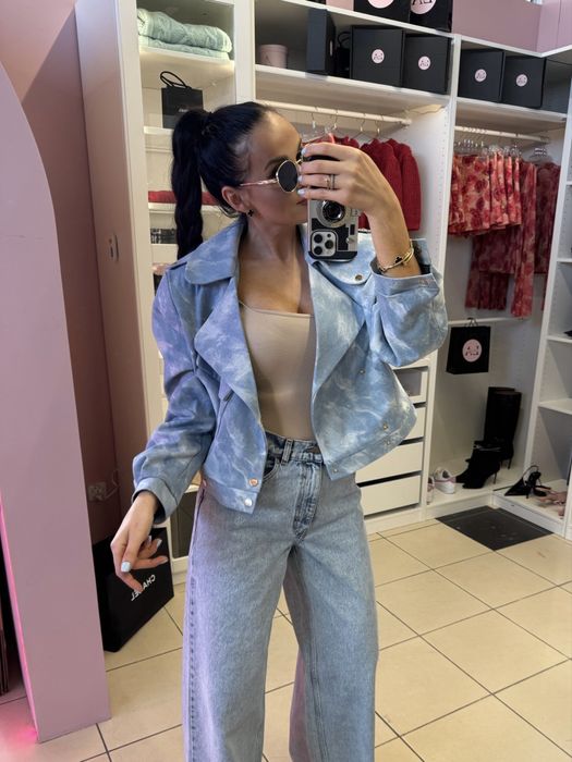 Kurtka  jeansowa La Milla oversize rozmiar uniwersalny