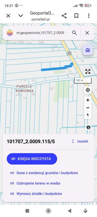 Na sprzedaż 3 działki budowlane – Kamionka, gm. Pątnów wycena za jedną.