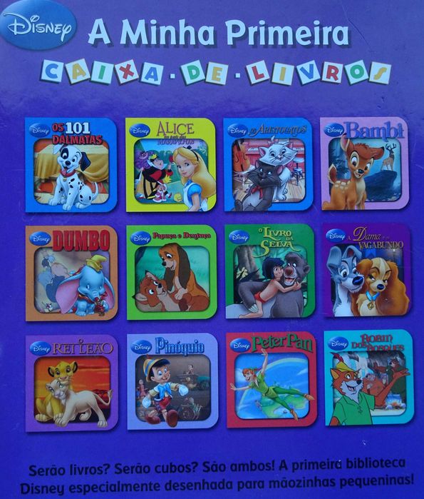 A Minha Primeira Caixa de Livros  (Disney) - A partir dos 10 Meses