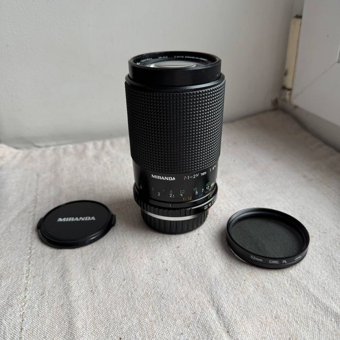 Obiektyw Miranda 70-210mm 1:4.5-5.6 MC Macro Canon FD