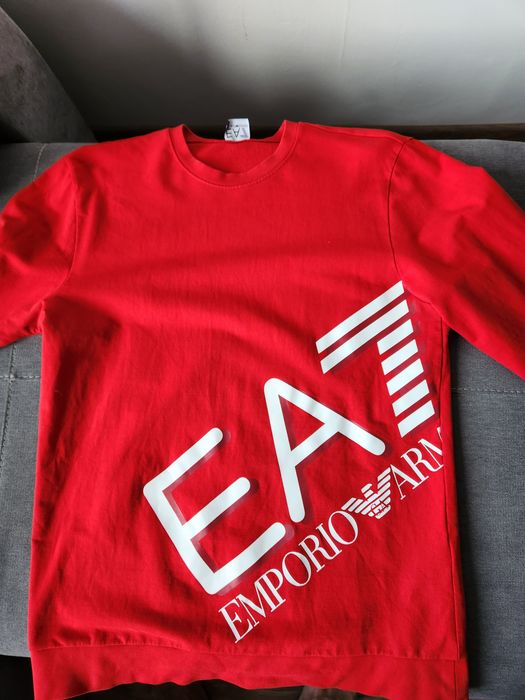 Bluza męska ea7 czerwona